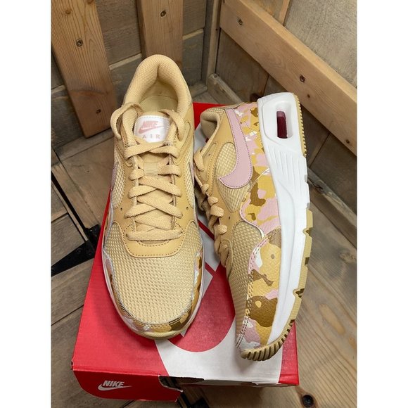 Us7 Nike Air Max SC Shoes Womens Sesame Pink Camo Sneakers DX3733-200 - Picture 3 of 9